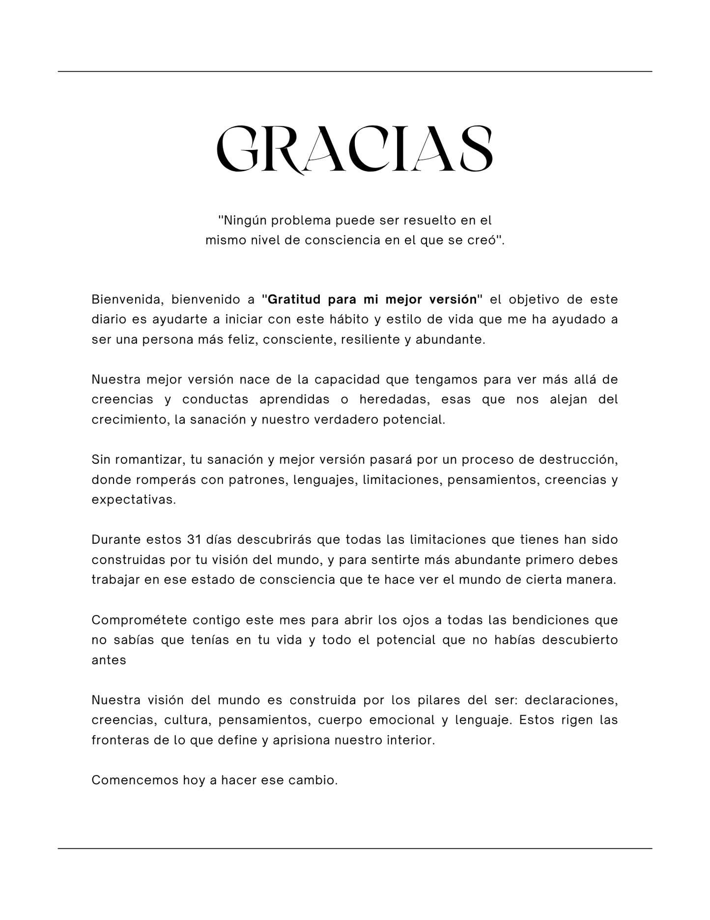 Diario de Gratitud y Manifestación.